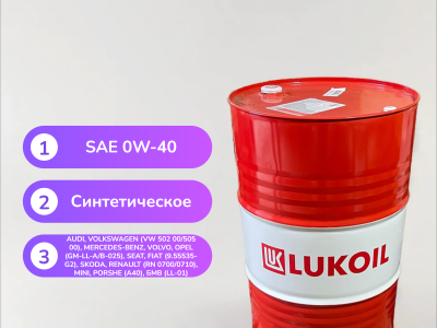 Моторное масло Лукойл Genesis Polartech SN 0W-40